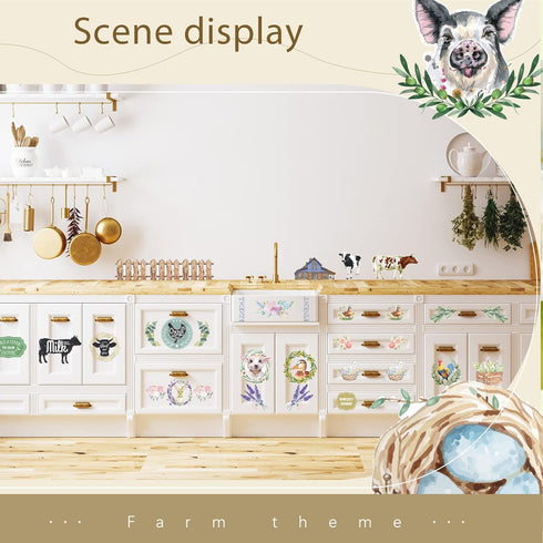 BBTO 12 Sheets Rub on Transfers for Crafts and Furniture Rub on Transfer Stickers Rub on Decals for Wood DIY Paper Home Decor, 5.5 x 5.7 Inch(Rust...