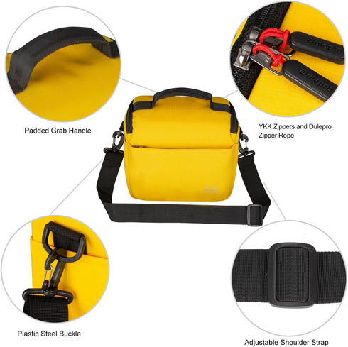 Camera Bag, Small Mirrorless Camera Shoulder Bag Purse Waterproof Cute Compact Camera Messenger Bag Case for Women and Men...
