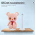 NUOBESTY 4pcs Creative Doll Stand Storage Rack...