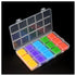 90Pcs DIY Diamond Painting Glue Clay, 0.98x0.98inch Diamond Painting Glue Clay 5 Color Painting Clay Wax with Organizer Box Embroidery Cross Stitc...