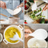 2 Pcs Plastic Rice Paddle,Non Stick Standing Rice Spoon Scooper Spatula,Heat Resistant Rice Cooker Spoon (White)...