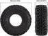INJORA 1.0 Tires Soft Rubber Crawler Wheel Tires for 1/18 TRX4M SCX24 Gladiator Bronco C10 JLU Deadbolt B17 Axial 1/24 1/18 Tracked car,4PCS,T1005...