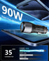 SUNDAREE Car Charger with Plug Outlet, 90W USB Car Charger Fast Charging, PD PPS QC 3.0 USB Cigarette Lighter Charger for iPhone and Samsung and M...