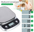 Digital Food Scale, 22 lbs/10kg Multifunction Kitchen Scale with Large Back-lit LCD Display and Tare Function for Cooking Baking Diets...