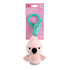 Bright Starts Flamingo Chime Along Friends Plush Take-Along Stroller or Carrier Toy, Ages 0 Month+...