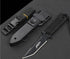 Dive Knife Scuba Diving Knife, Black Tactical Sharp Blade knives, Divers dive tool with 2 Types Sheaths,Sawing Edge and 2 Pairs Leg Straps for Sno...