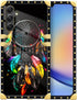DAIZAG Case Compatible with for Samsung Galaxy A14 5G Classic Feather Dream Catcher Phone Case Golden Square Soft TPU Shockproof Protective Decor ...