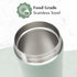 Goodful Stainless Steel Food Jar, Double Wall Vacuum Sealed Insulated Food Storage Container with Carry Handle Lid, 16-Ounce, Sage...