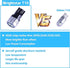 iBrightstar Extremely Bright 3030 Chipsets 168 175 194 2825 W5W T10 Wedge LED Bulbs for License Plate Interior Map Dome Trunk Lights, Ice Blue...