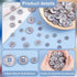 PH PandaHall 100pcs Natural Shell Buttons, 4-Hole Sewing Buttons 10/15/20mm Round Shell Buttons Grey Craft Seashell Buttons for Cloth Coats Suits ...