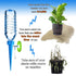 Self Plant Watering Spikes 12 Pack Auto Drippers Irrigation Devices Vacation Automatic Plants Water System with Adjustable Control Valve Switch De...