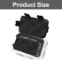 3 Pcs Black Magnetic Key Holder Under Car Waterproof Magnetic Key Hider Outdoor Key Hider Magnetic Key Box Hidden Key Holder for Storage Key Indoo...