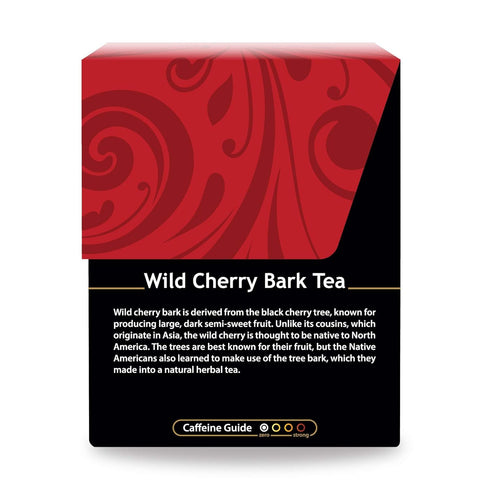 Buddha Teas Organic Wild Cherry Bark Tea - OU Kosher, USDA Organic, CCOF, 18 Bleach-Free Tea Bags...