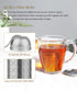 Tea Infusers for Loose Tea, 18/8 Stainless Steel Tea Strainer Set, Extra Fine Mesh Tea Steeper for Brew Tea, Spices & Seasoning...