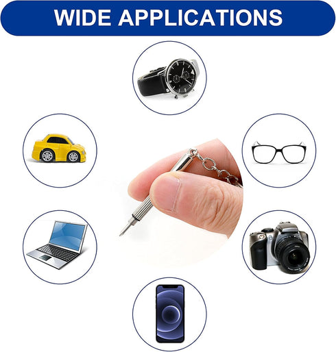 5Pcs Mini Glasses Screwdriver, 3 in 1 Multifunction Eyeglass Screwdriver Repairing Kit, Tiny Screwdriver for Glasses Tightening Repair Screwdriver...