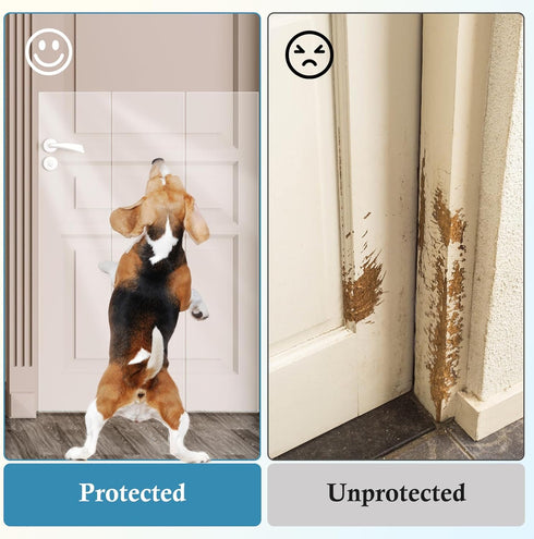 3-Pack Anti Cat Scratch Furniture Protector from Cats Scratching - 3 x 40" x 8.2" Door Protector from Dog Scratching, Door Protector from Dog & Ca...