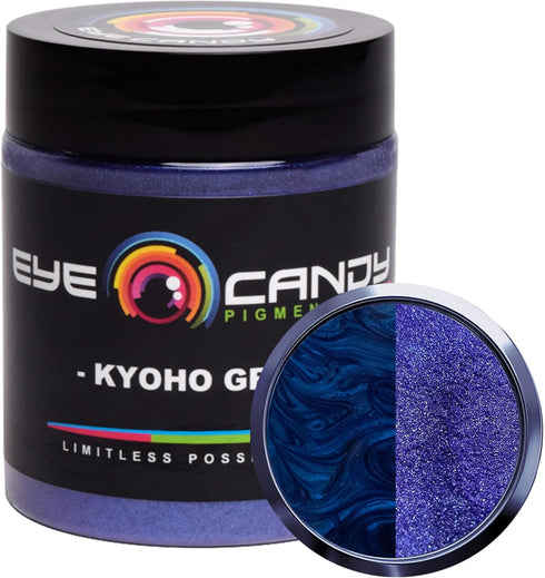 Eye Candy Pigments Premium Purple Mica Powder - Kyoho Grape (25gr) - for Epoxy, Resin, Soap, Paint, Woodworking, Acrylic Pouring, Bath Bombs, Fish...