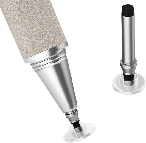 Replacement Disc Tips, High Precision Fine Point Round Disk for 2 in 1 Series Stylus Pen, Clear (6 Pack)...