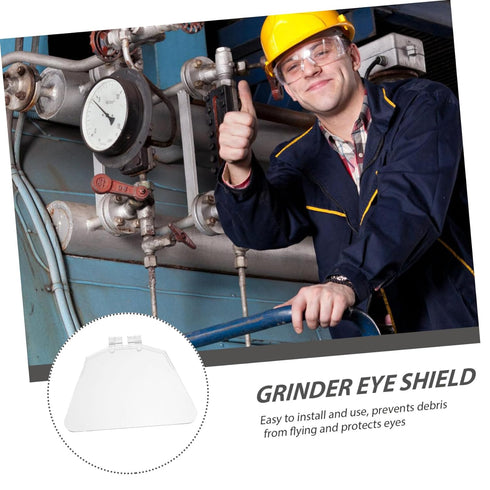 2pcs Power Tool Plastic Goggles Guard Shield Bench Eye Shield Assembly Bench Shield Eye Shield Tool Angle Cover Appendix Desktop...