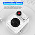 Portable Outdoor Mini Bluetooth Speaker Retro Atomic Phono Speaker Speaker with Clear Sound, White Suitable for Hiking, Cycling, Travel, Suitable ...