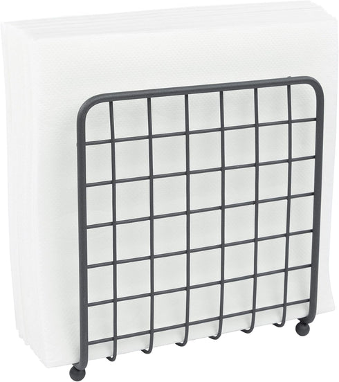 Spectrum Diversified Grid Napkin Holder, Industrial Gray...