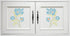 Stencils for Walls: Flower Set Stencil, 10 x 10 inch (L) - Classic Flower Designs...