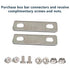 4PCS Pitch Row 2.67IN Bus Bars Connector red Copper Nickel-Plated for Lifepo4 Cell 3.2V 50Ah 117ah 304ah 280ah 302ah Lithium Battery Busbar (4, Pi...