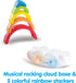Kidoozie Musical Stack & Learn Rainbow - Stacking Activity Toy for Infants and Toddlers 6-24M - Motion Activated Lights and Sounds - Encourages Ea...