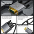 HDMI to VGA Cable Adapter 3.3FT |Anti-Interference Gold-Plated Plugs| 1080P Aluminum HDMI Source to VGA Display Braided Cord (Male to Male) for PC...