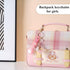 YOU WIZV Cute Keychain, Kawaii Backpack Liquid Floating Anime Bunny Keychain for Girls, Women, Daughters, Sister...