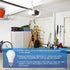 Neporal Garage Door Opener LED Light Bulb Universal A19 9W 60W Equivalent 6000K Cool White Ultra Bright E26 Base Compatible with Most Garage Door ...