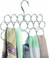 iDesign Axis Metal Loop Scarf Hanger, No Snag Closet Organization Storage Holder for Scarves, Men's Ties, Women's Shawls, Pashminas, Belts, Access...