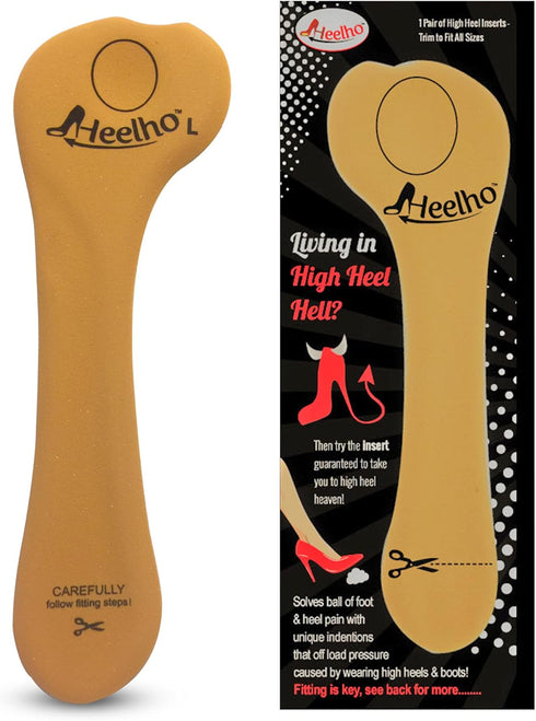 High Heel Inserts & Pads - Metatarsal Pads Offload Pressure Pain and Ball of Foot Adhesive Shoe Inserts for High Heels and Uncomfortable Shoes - B...