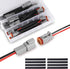 MUYI 2 Wire Connector, 8 Kits 16AWG DT Connectors Automotive Waterproof Electircal Plugs with 4.72" Pigtail Wiring Harness Heat Shrink Tube...