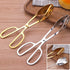 2 Pieces Buffet Salad Tongs for Kitchen Serving and Cooking, Stainless Steel Food Scissor Tongs, Catering Utensil for Bread Cake Bake Steak Barbec...