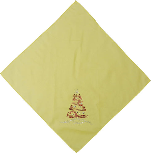 Mirage Pet Products Peace Tree Rhinestone Bandana, Small, Yellow...