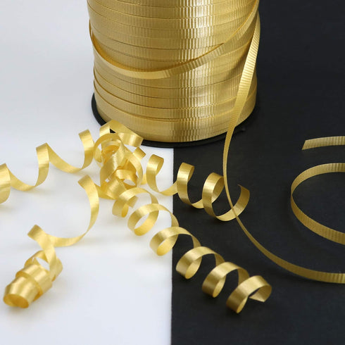 GIFTEXPRESS 500 yards Gold Curling Ribbon for Balloon Ribbon, Balloon String, Gift Wrapping Supplies, Party Decorations, Art Crafts, Balloon Ribbo...