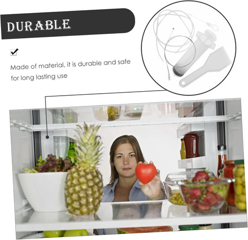 Water Dispensers Line Tool 4pcs refrigerator water cleaner fridge dredging kit Water Line Tool Clean Drain Outlet Dredging Tool drain hole remover...