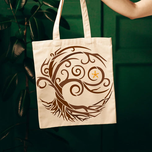 FINGERINSPIRE Tree of Life Stencil 11.8x11.8 inch Starry Night Tree of Life Stencil Plastic Tree Stars Patterns Stencil Reusable Create DIY Crafts...