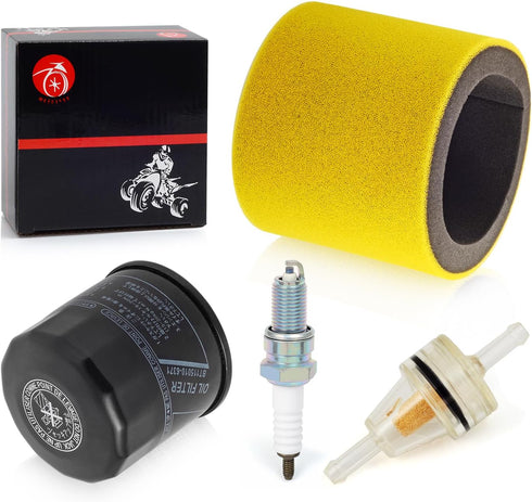 Air Filter Foam Oil Filter Spark Plug For Kawasaki Prairie 300 400 KVF300 KVF400 2x4 4x4 1998-2002...