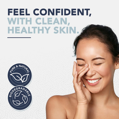 Disposable Cotton Face Towels – Super Soft Face Wipes, Hypoallergenic Makeup Remover Wipes, Suitable for All Skin Types Including Sensitive Skin –...