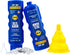Leakproof Hidden Flask - 2 Secret Sunscreen Flasks For Liquor - Large 10oz Empty Alcohol Containers & 100 Foam Seals & Collapsible Funnel | Hard P...