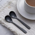 Matte Black Demitasse Espresso Coffee Spoons, Stainless Steel Satin Finish, Mini Teaspoons, Sugar Spoons, 4.7-inch, Set of 6...