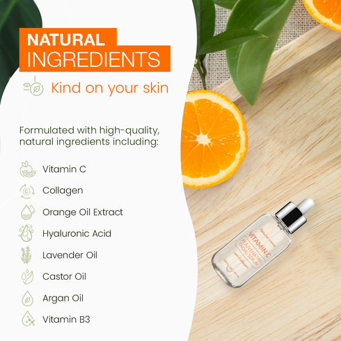 Vitamin C & Collagen Serum & Day Cream Value Set - Dermatologist Tested - Korean SkinCare for Dark Spots & Skin Brightening - Anti Aging & Acne Se...