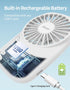 Aluan Handheld Fan Mini Fan Powerful Small Personal Portable Fan Speed Adjustable USB Rechargeable Cooling for Kids Girls Boys Woman Home Office T...