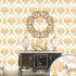 Lependor Damask Peel and Stick Wallpaper Removable Printed Stick Wall Paper Decorative Self Adhesive Shelf Drawer Liner Roll - 17.71" X 393" - 48....
