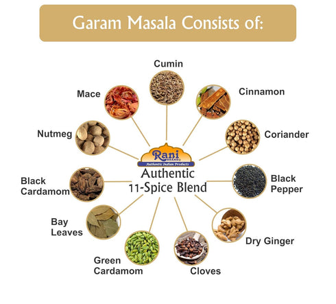 Rani Garam Masala Indian 11 Whole Spices Blend 10oz (283g) PET Jar ~ All Natural, Salt-Free | Vegan | No Colors | Gluten Friendly | NON-GMO | Kosh...