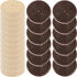 Abaodam 24 Pieces Backgammon Pieces Checkers Replacement Checkers Board Game Pieces Playing Game Chips Pieces Chess Accessories Wooden Checkers fo...