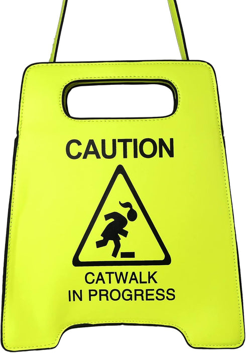 CAUTION Shoulder bag,PU Crossbody Tote Handbag for Women...
