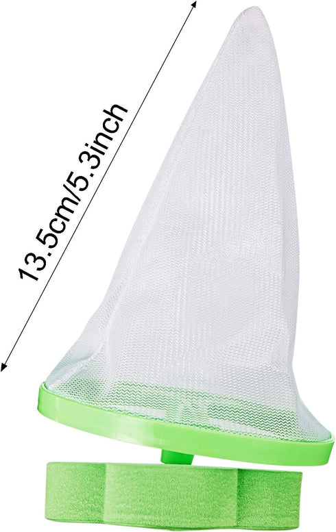 4 Pieces Reusable Washing Machine Lint Catcher Household Washing Machine Lint Mesh Bag Hair Filter Net Pouch Washer Hair Catcher (Green, Blue)...